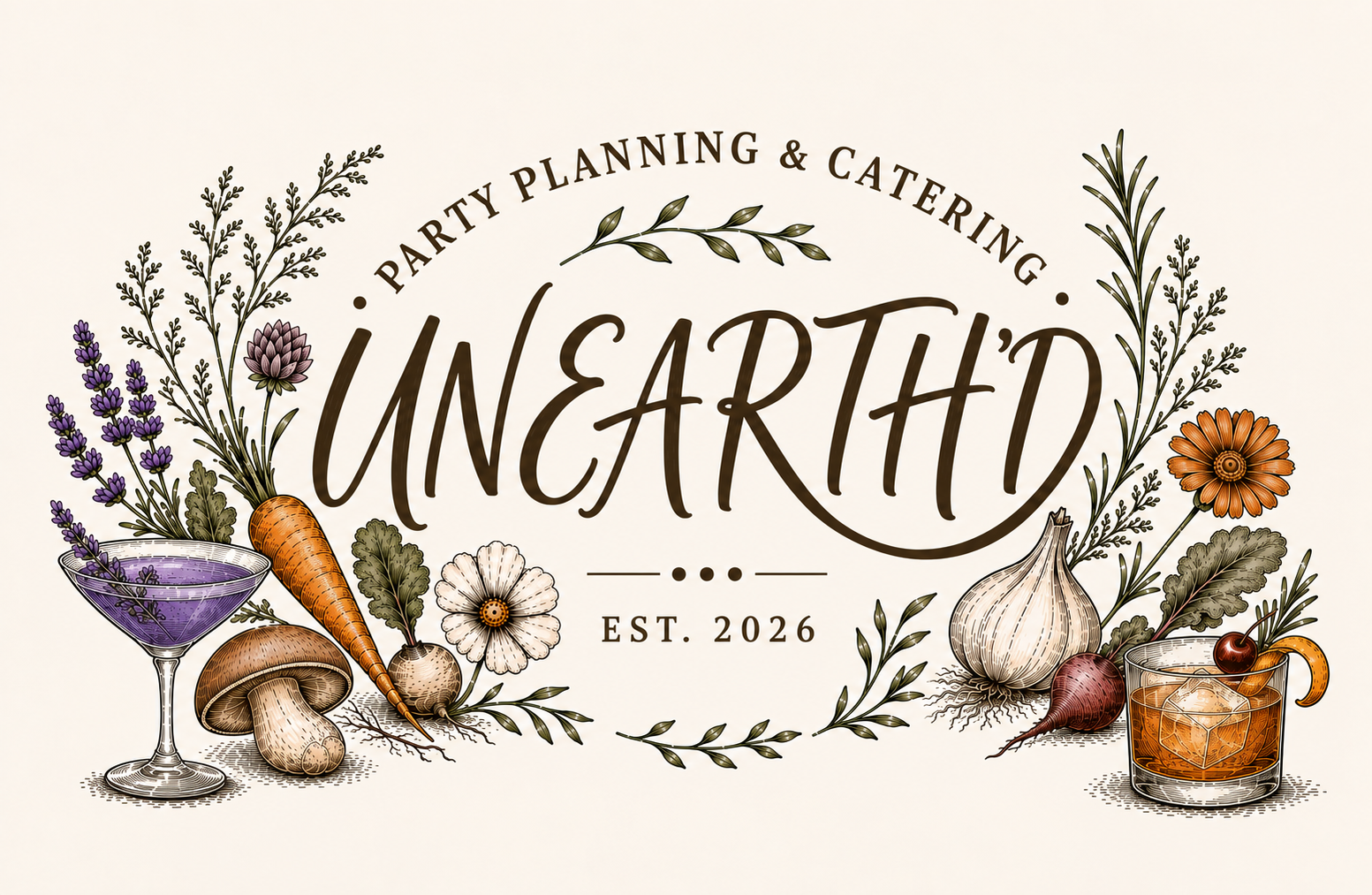 UNEARTH'D Party Planning and Catering, established 2026